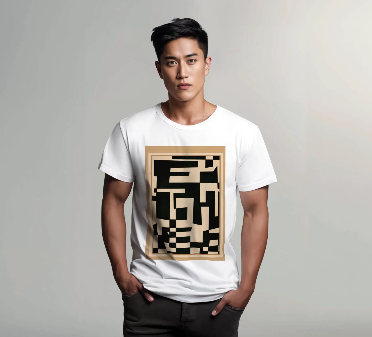 Abstract Edged Form t-shirt da cityart