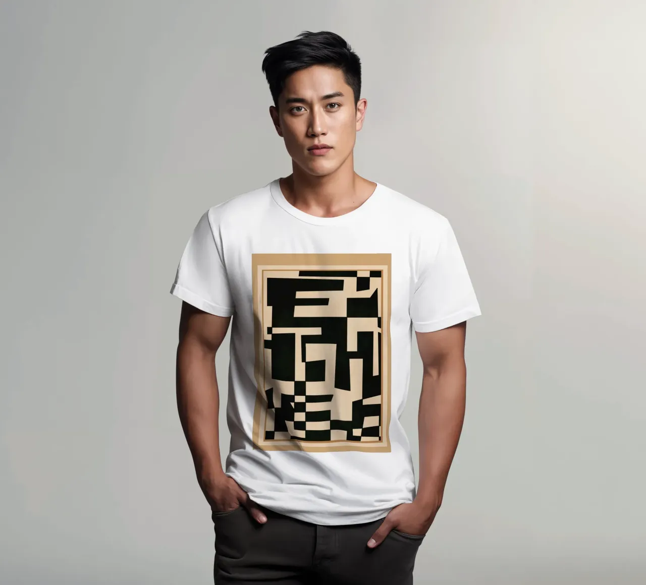 Abstract Edged Form t-shirt da cityart