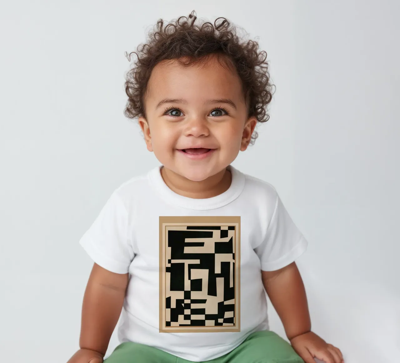 Abstract Edged Form baby t-shirt by cityart