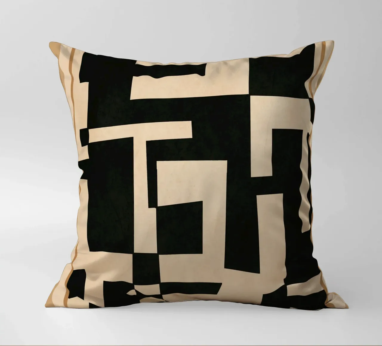 Abstract Edged Form Kissen von cityart