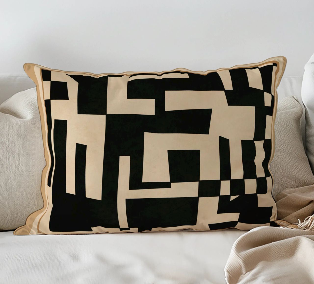 Abstract Edged Form cuscino da cityart