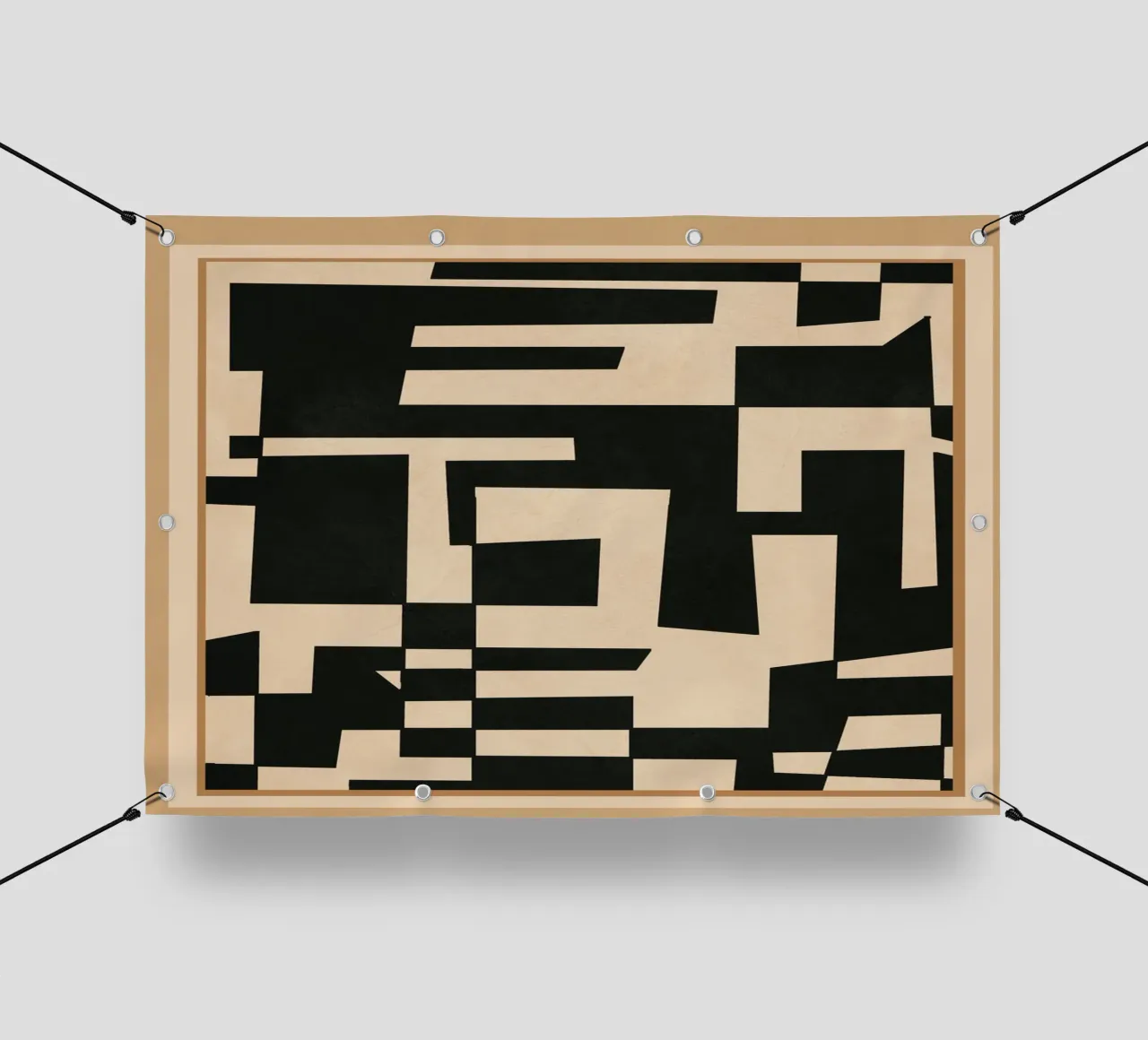 Abstract Edged Form pvc-zeil van cityart