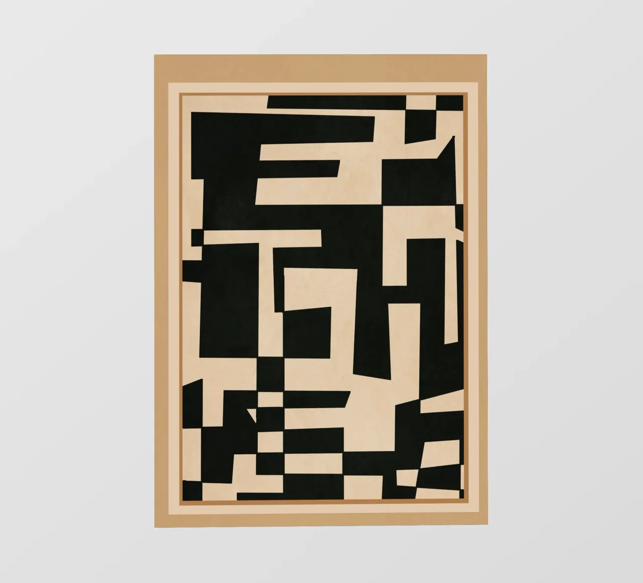 Abstract Edged Form telo in pvc da cityart