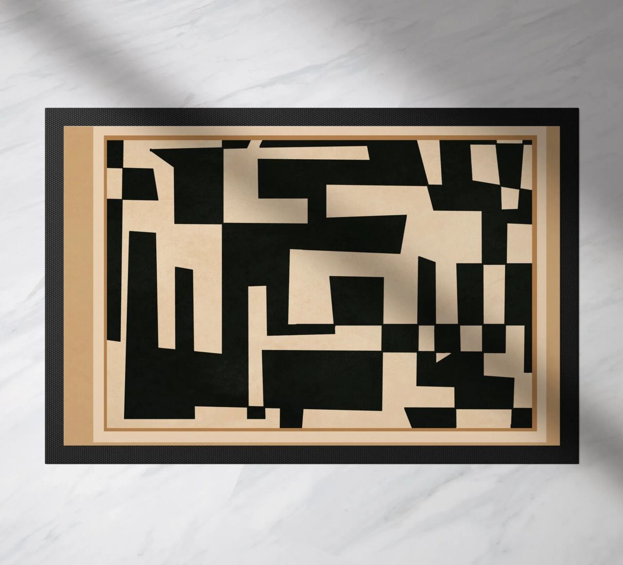 Abstract Edged Form paillasson de cityart
