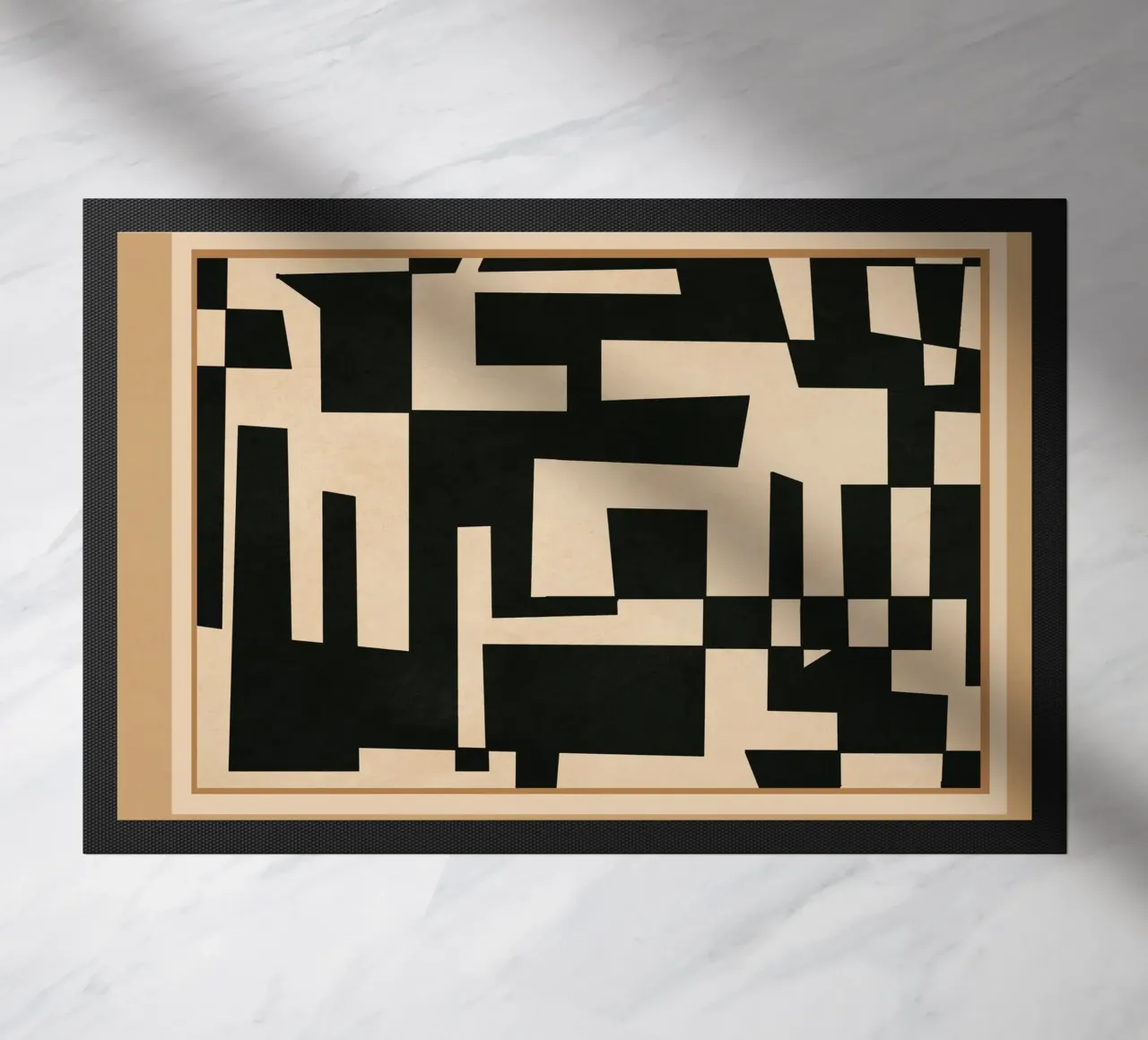 Abstract Edged Form paillasson de cityart
