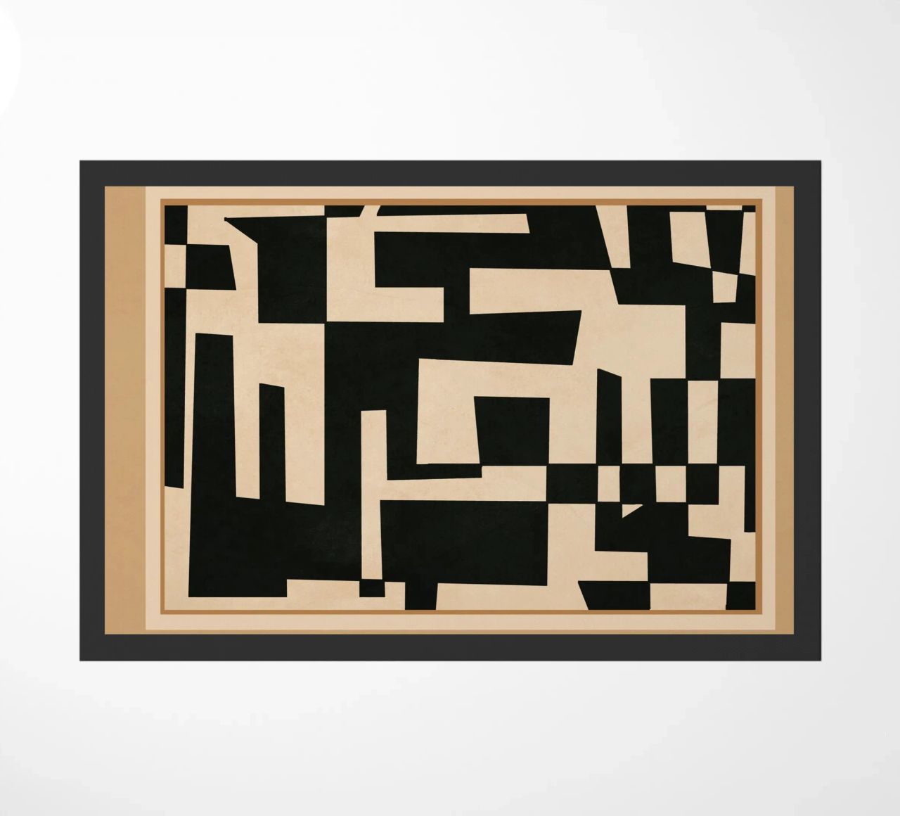 Abstract Edged Form paillasson de cityart