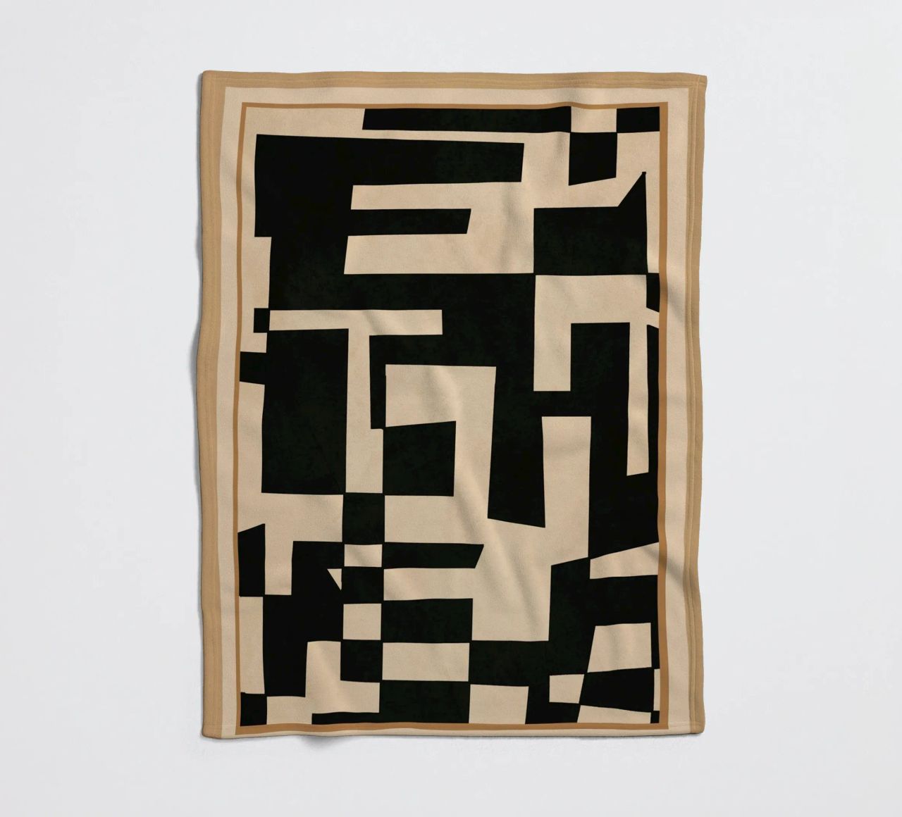 Abstract Edged Form coperta in pile da cityart