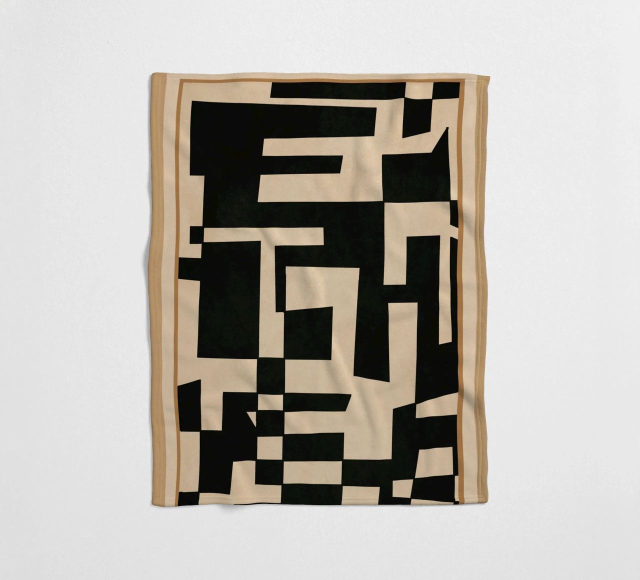 Abstract Edged Form coperta in pile da cityart