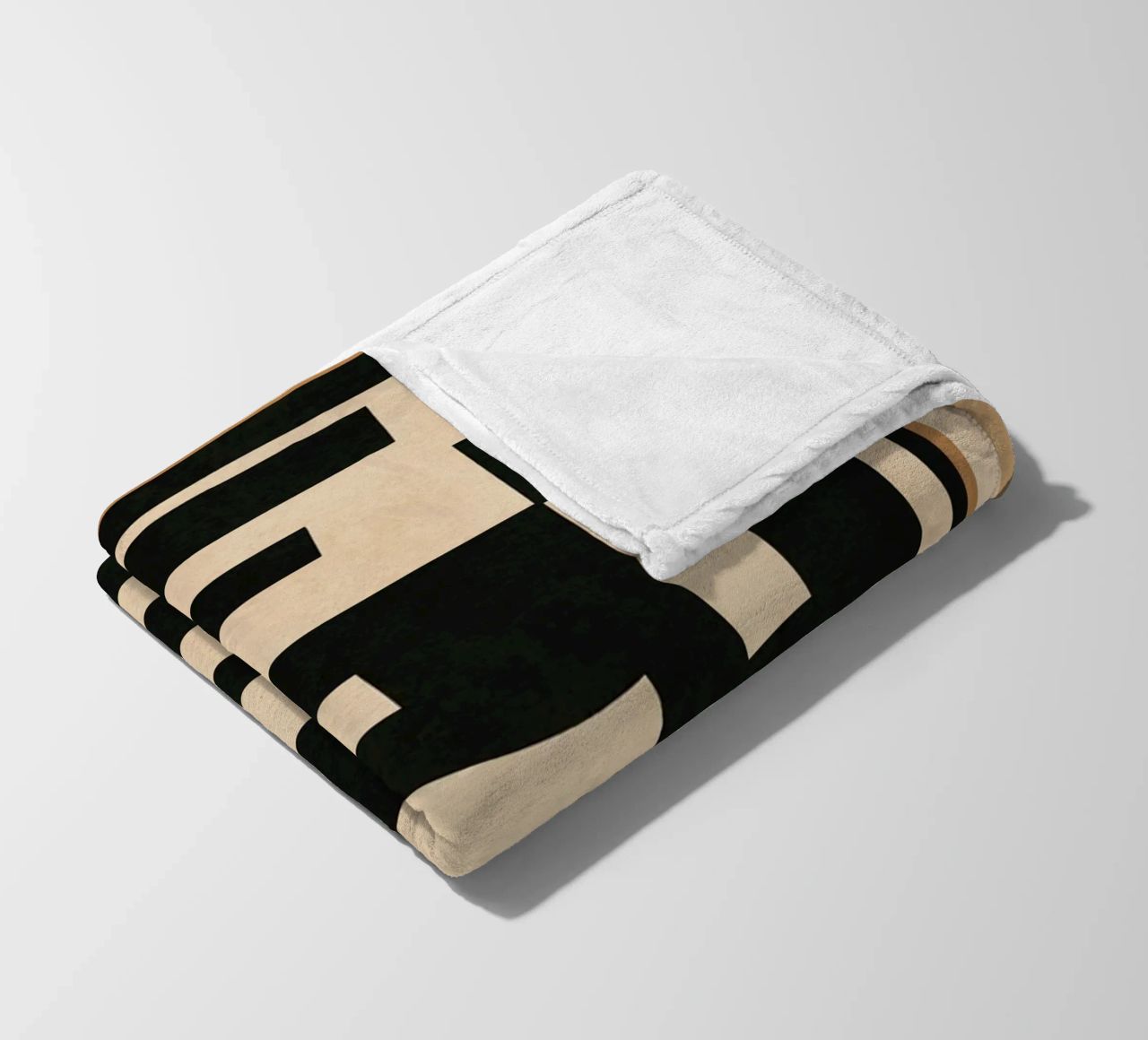 Abstract Edged Form coperta in pile da cityart