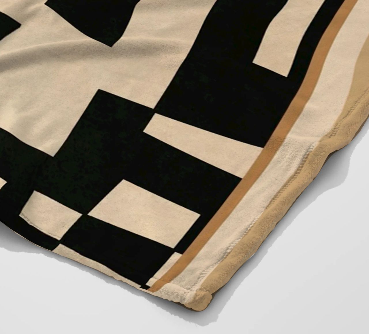 Abstract Edged Form coperta in pile da cityart