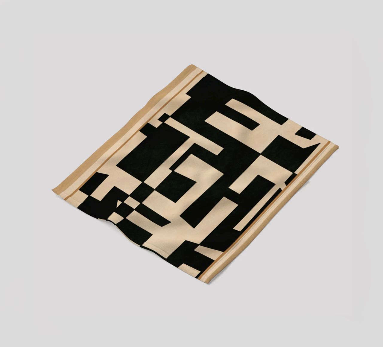 Abstract Edged Form coperta in pile da cityart