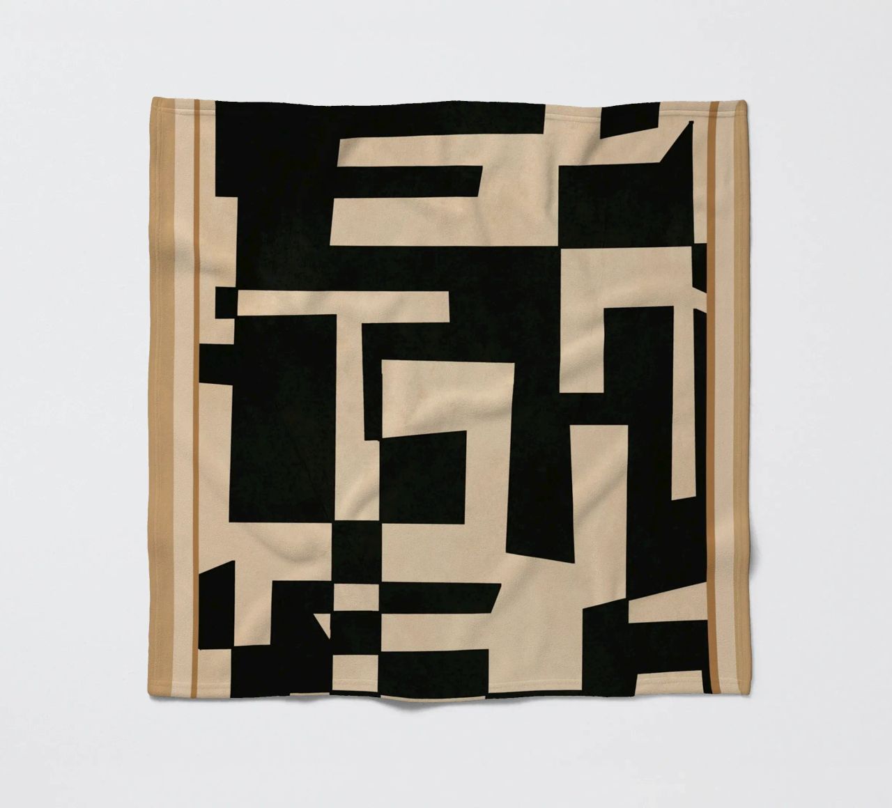 Abstract Edged Form coperta in pile da cityart