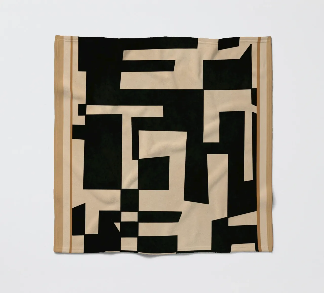 Abstract Edged Form coperta in pile da cityart