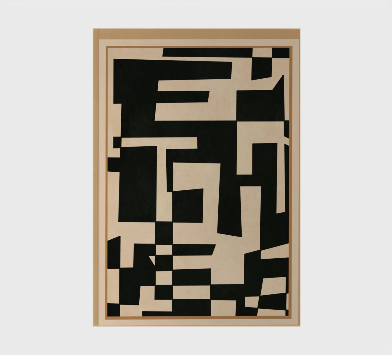 Abstract Edged Form notebook by cityart