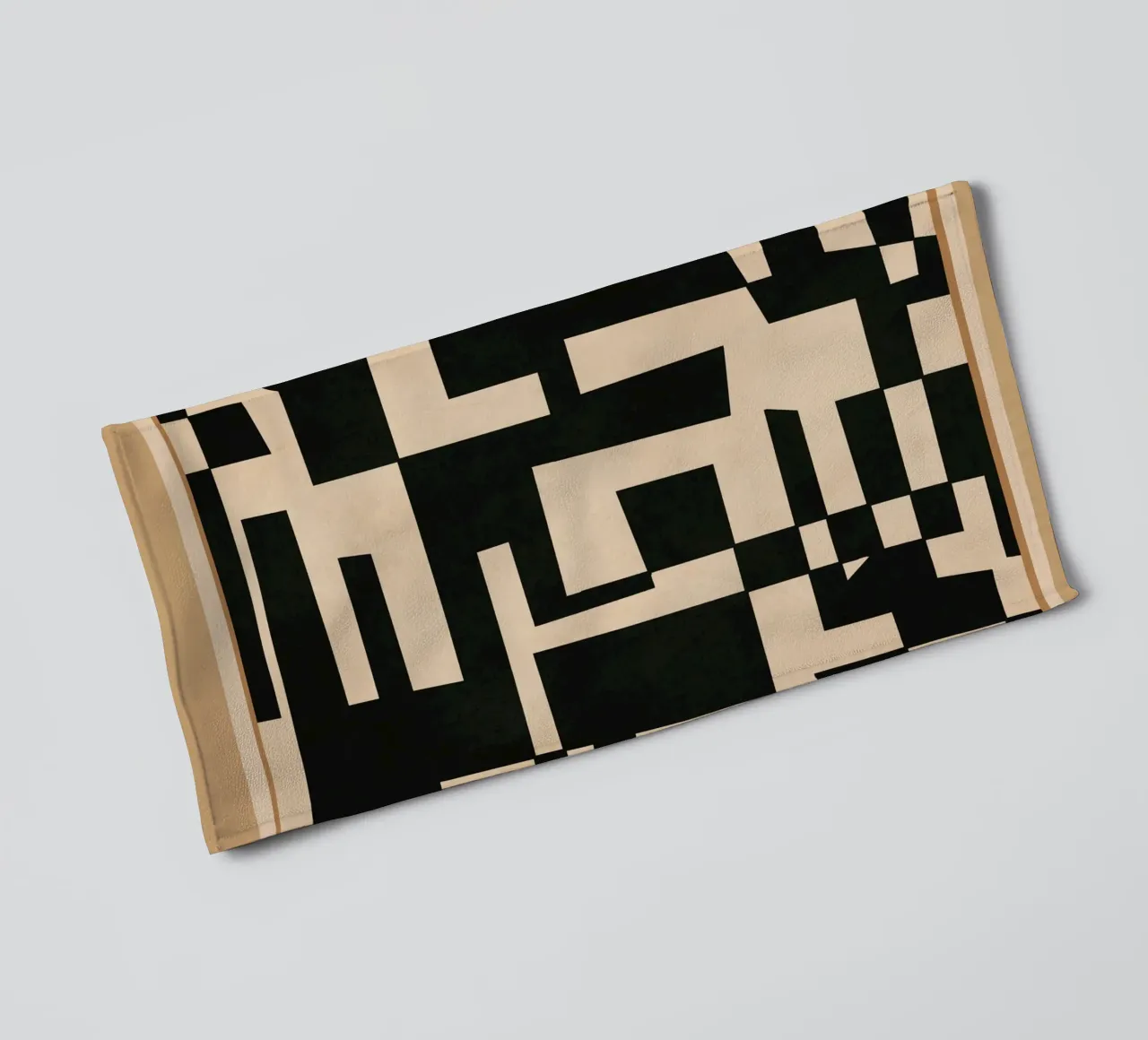 Abstract Edged Form towel by cityart
