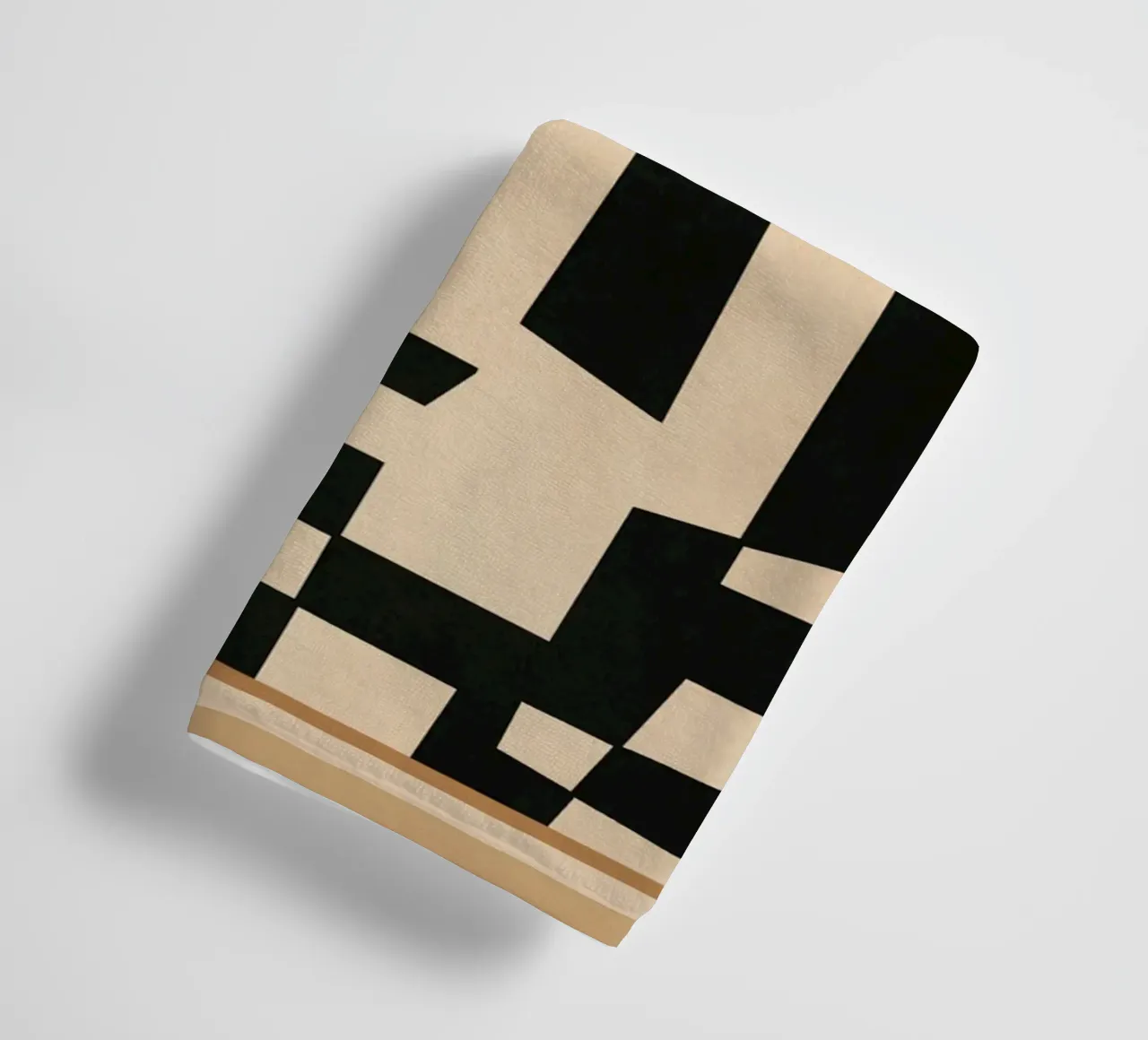 Abstract Edged Form towel by cityart