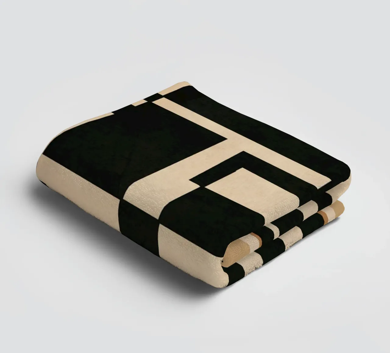 Abstract Edged Form towel by cityart