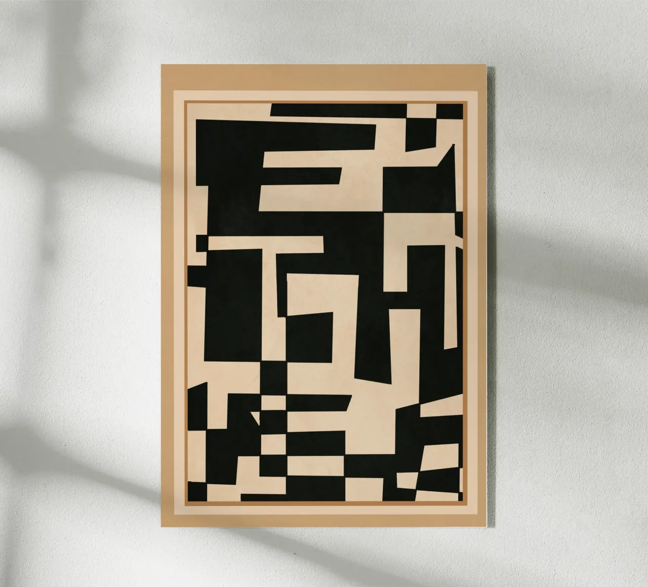 Abstract Edged Form plexiglas de cityart