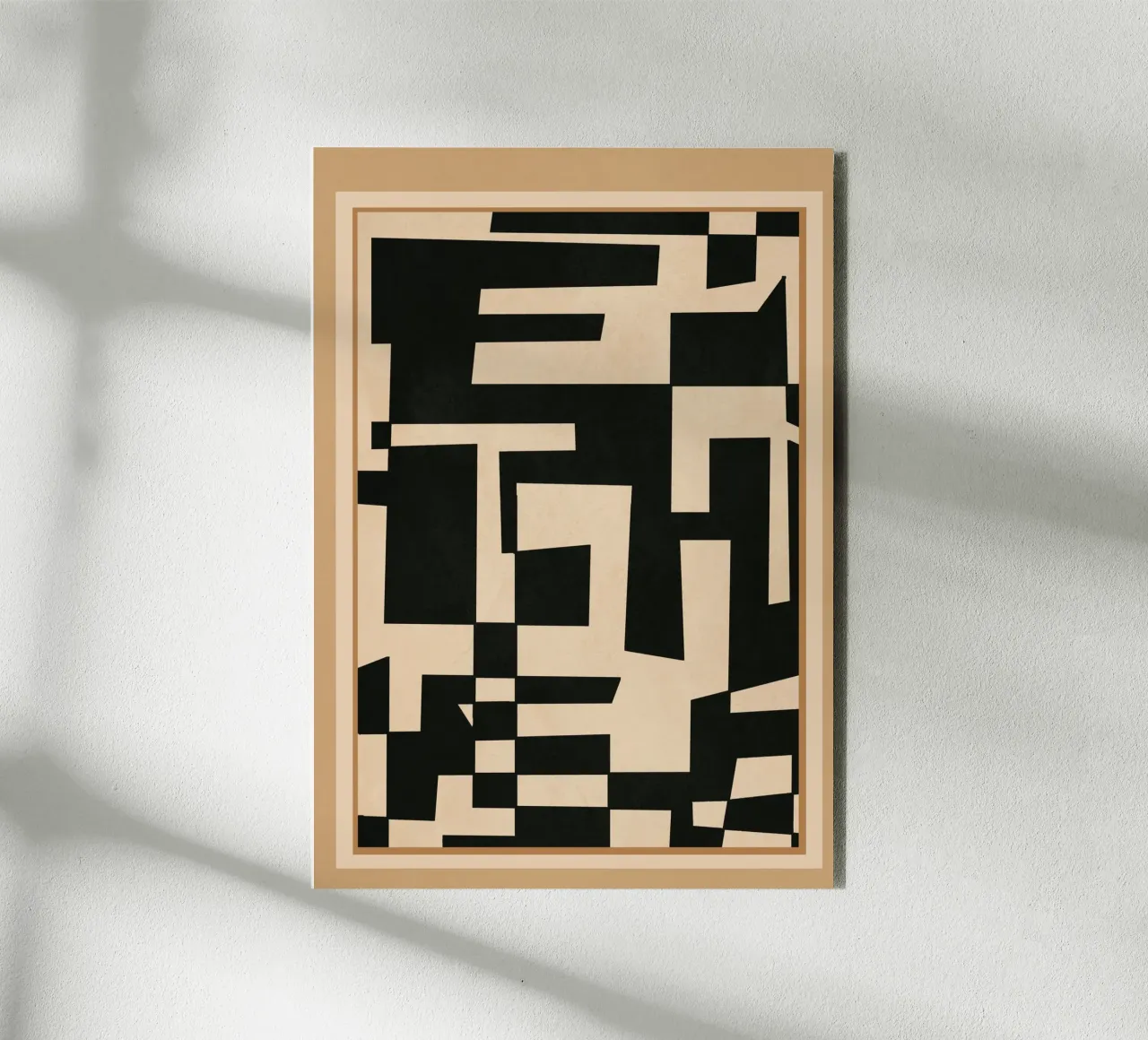 Abstract Edged Form Alu-Dibond von cityart