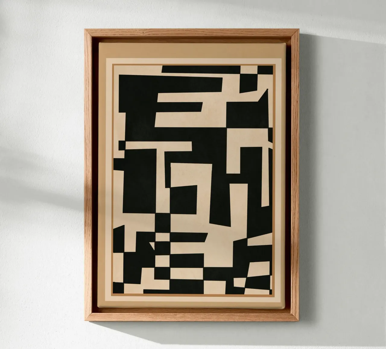 Abstract Edged Form tela da cityart