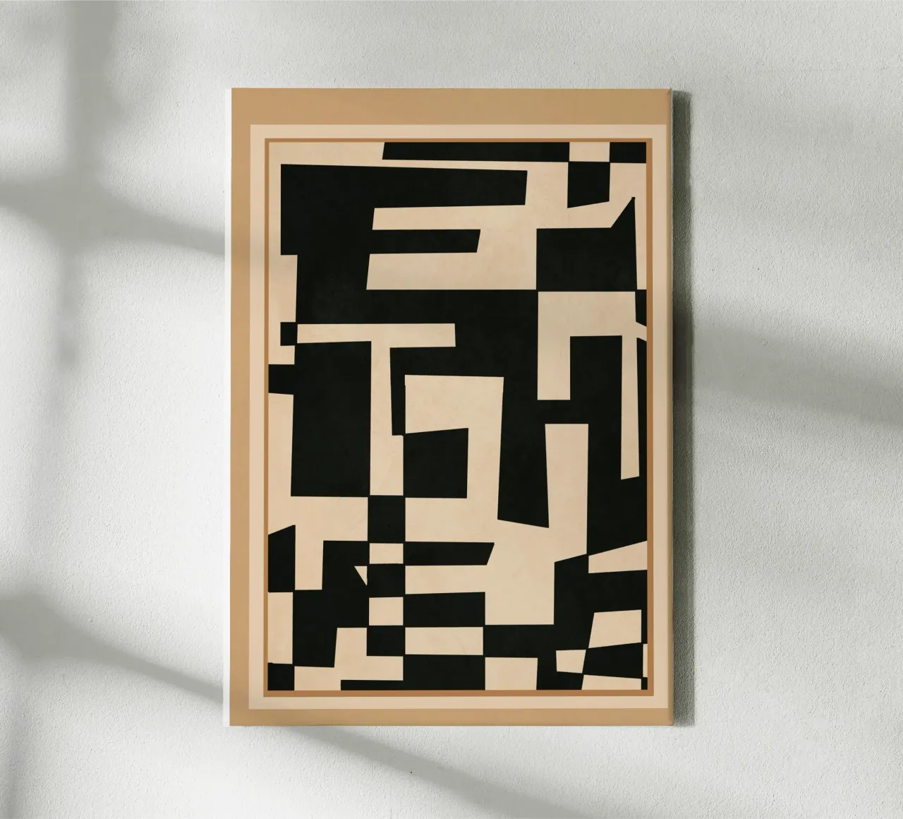 Abstract Edged Form tela da cityart