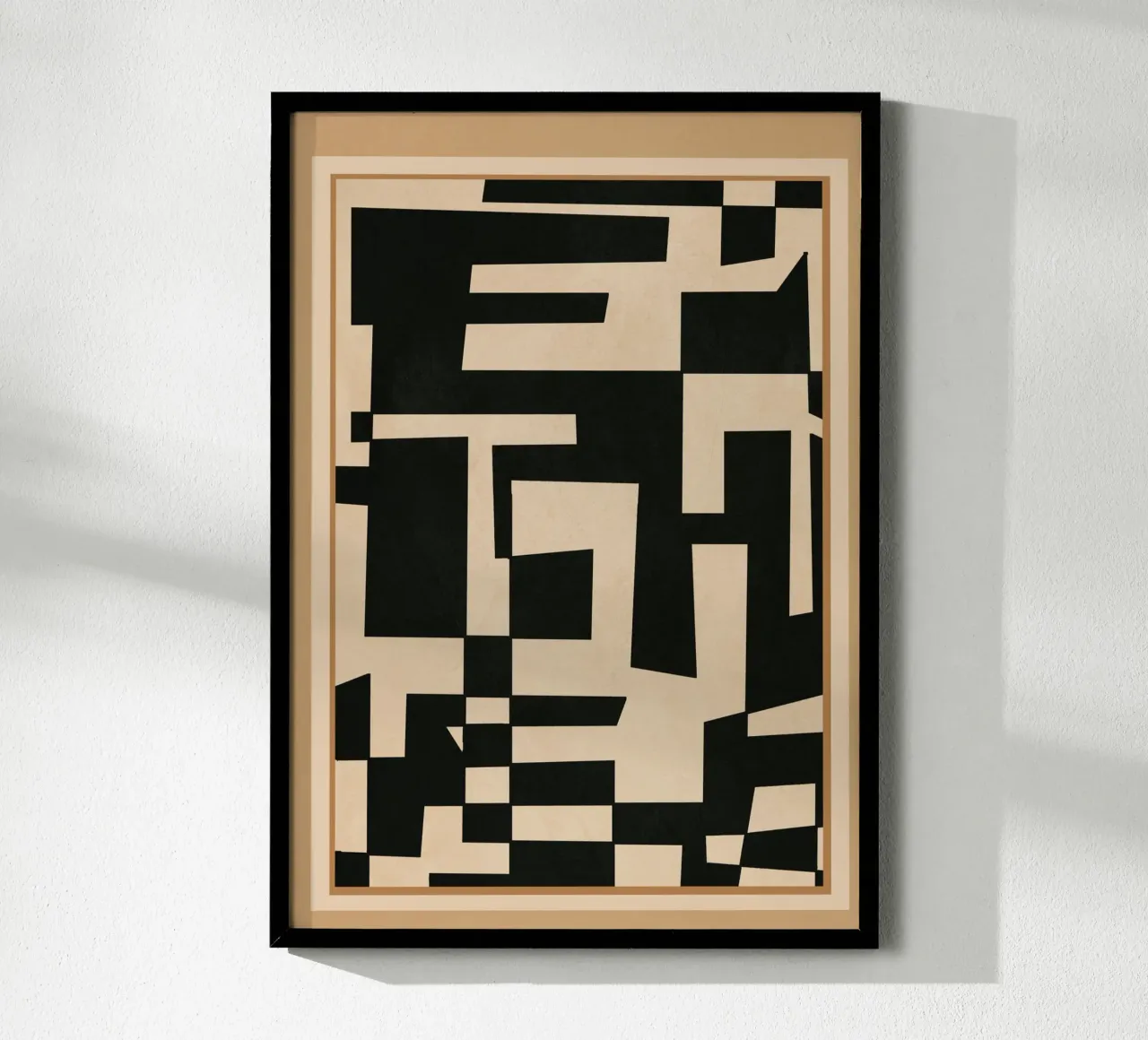 Abstract Edged Form poster da cityart