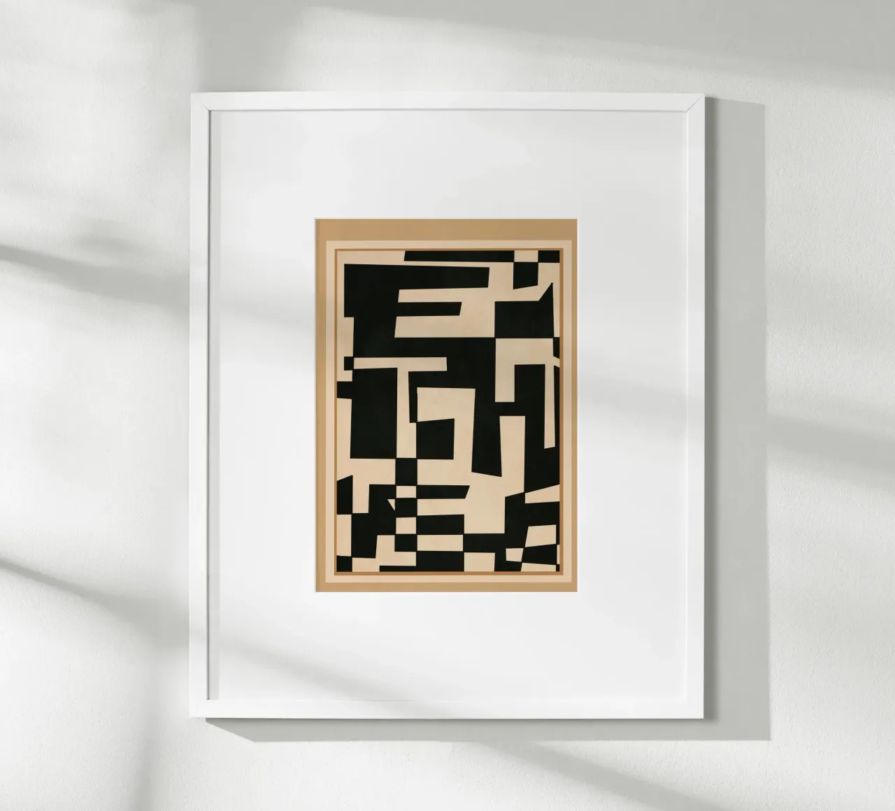 Abstract Edged Form poster da cityart