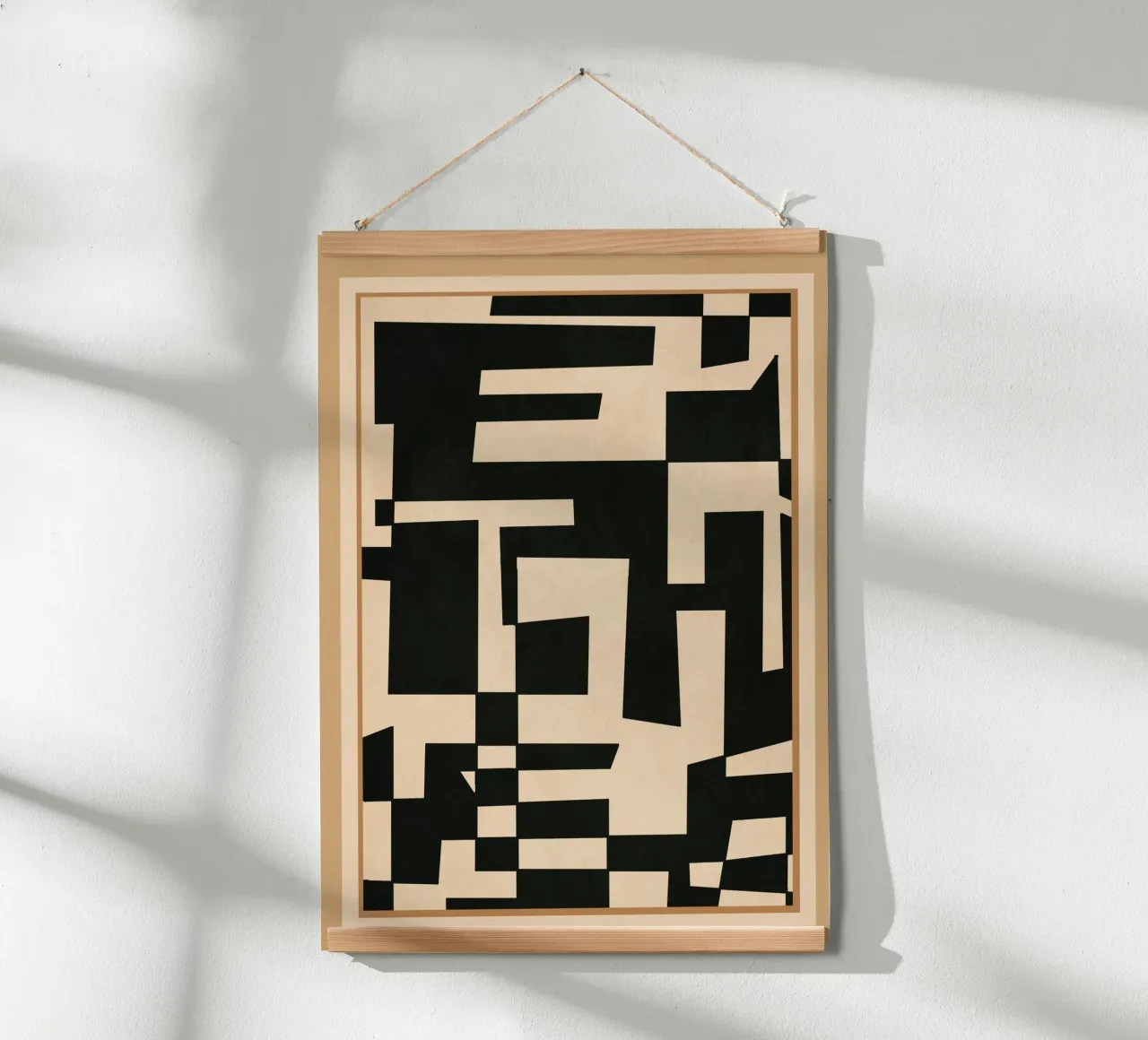 Abstract Edged Form poster da cityart