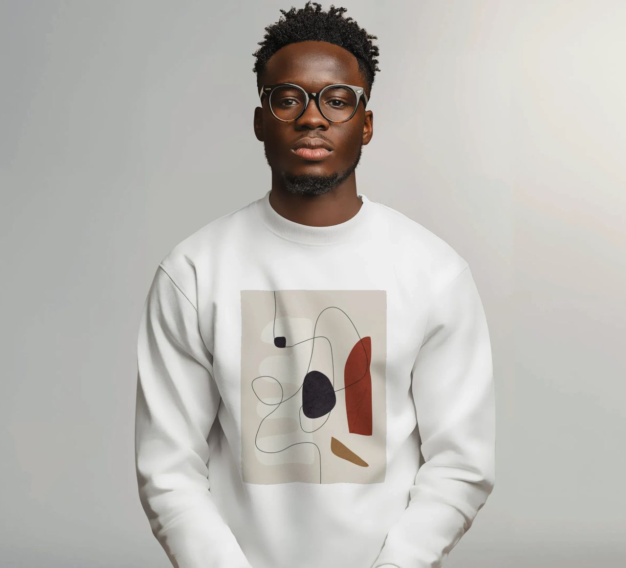Abstract Minimal Shapes I felpa da cityart