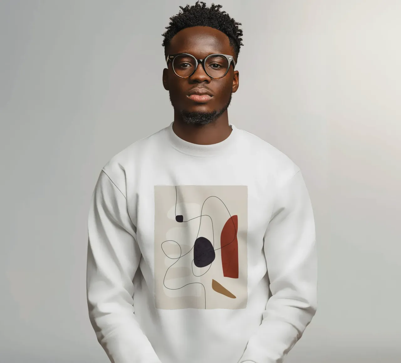 Abstract Minimal Shapes I felpa da cityart