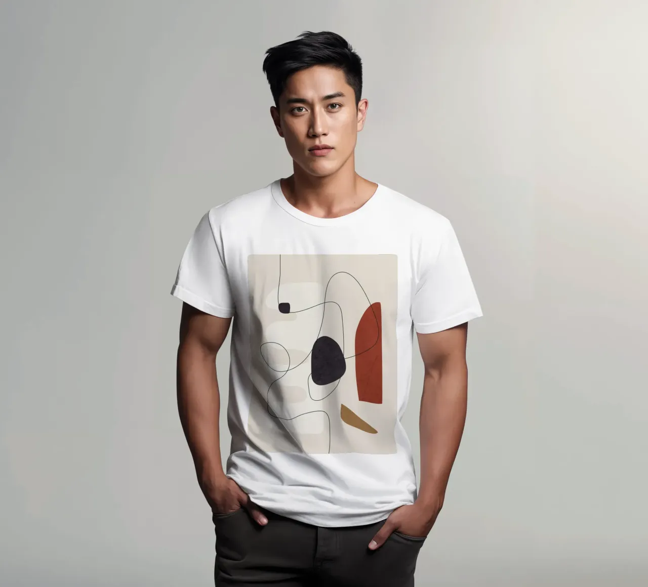 Abstract Minimal Shapes I t-shirt da cityart