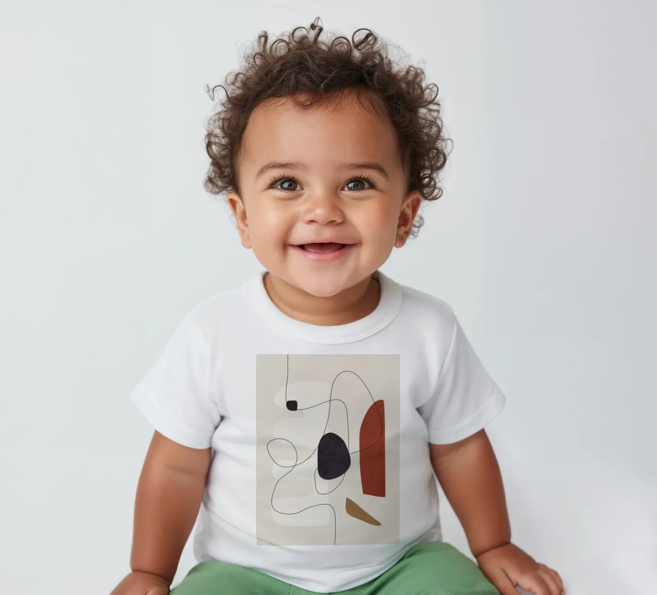 Abstract Minimal Shapes I maglietta neonato da cityart