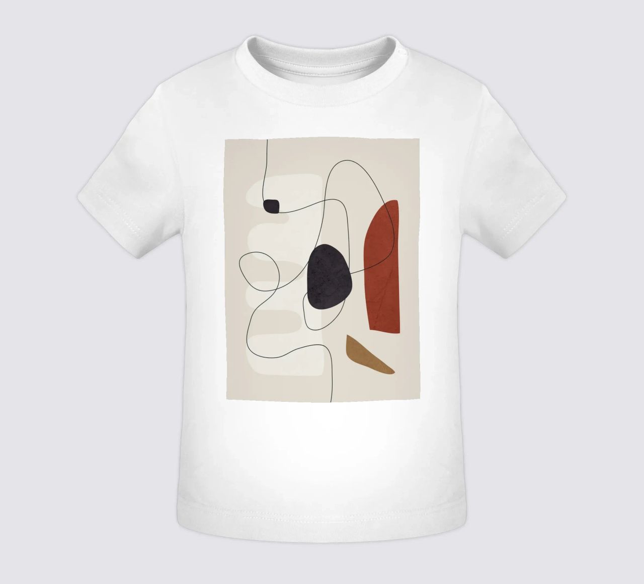 Abstract Minimal Shapes I maglietta neonato da cityart