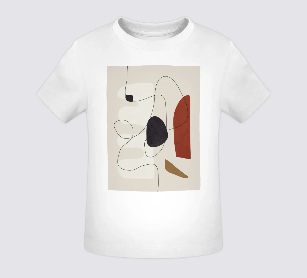 Abstract Minimal Shapes I Baby T-Shirt von cityart