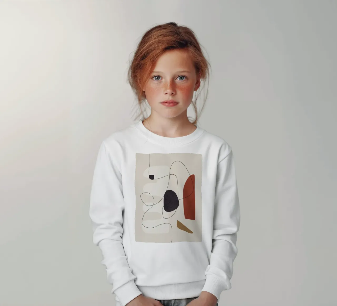 Abstract Minimal Shapes I sudadera para niño de cityart