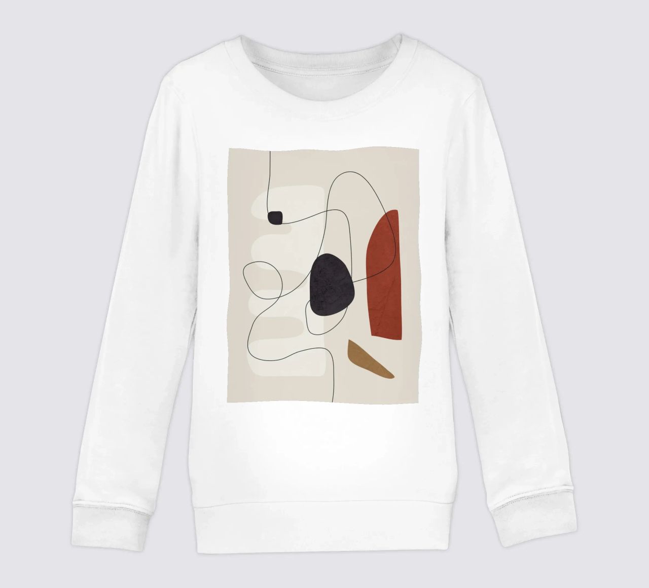 Abstract Minimal Shapes I felpa bambino da cityart