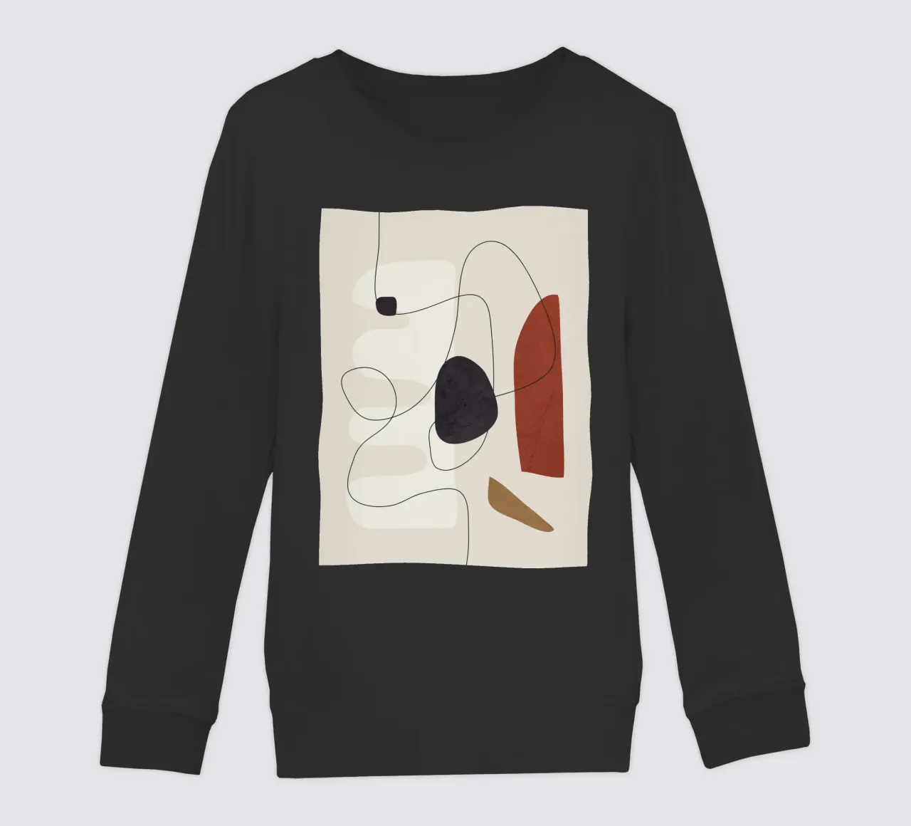 Abstract Minimal Shapes I felpa bambino da cityart