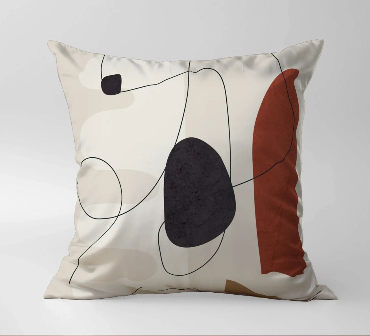 Abstract Minimal Shapes I cuscino da cityart