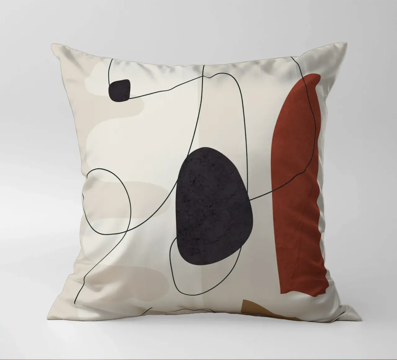 Abstract Minimal Shapes I kussen van cityart