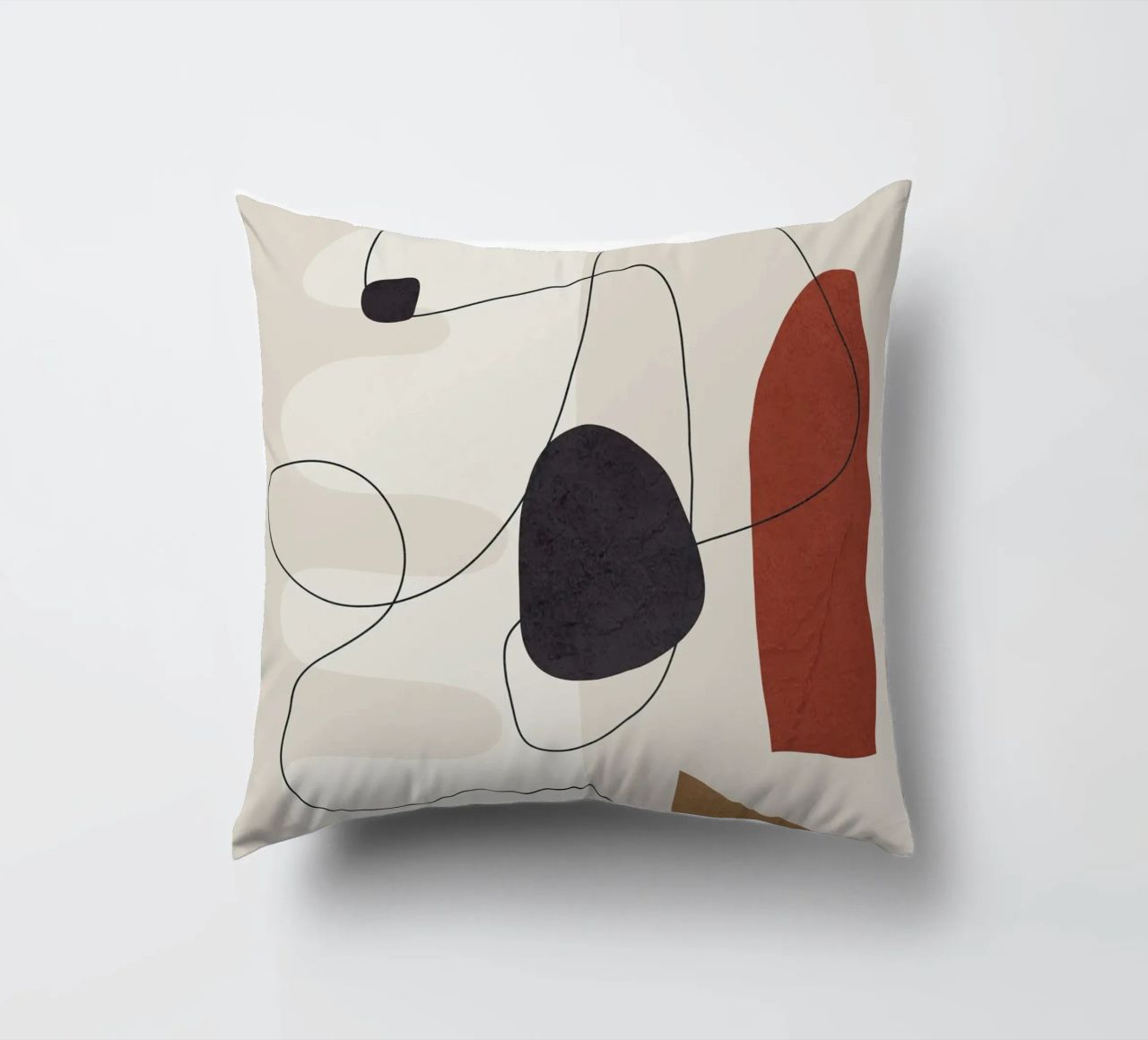 Abstract Minimal Shapes I cuscino da cityart