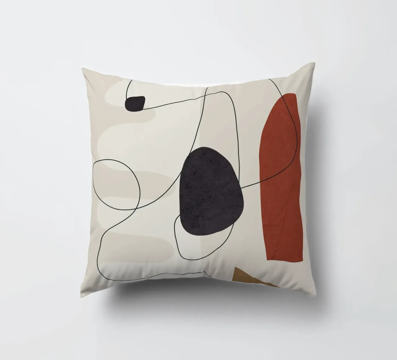 Abstract Minimal Shapes I cuscino da cityart