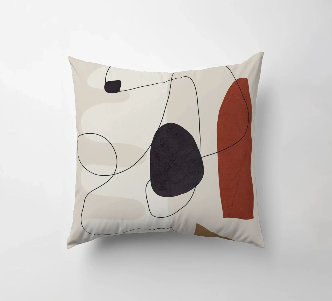 Abstract Minimal Shapes I cuscino da cityart