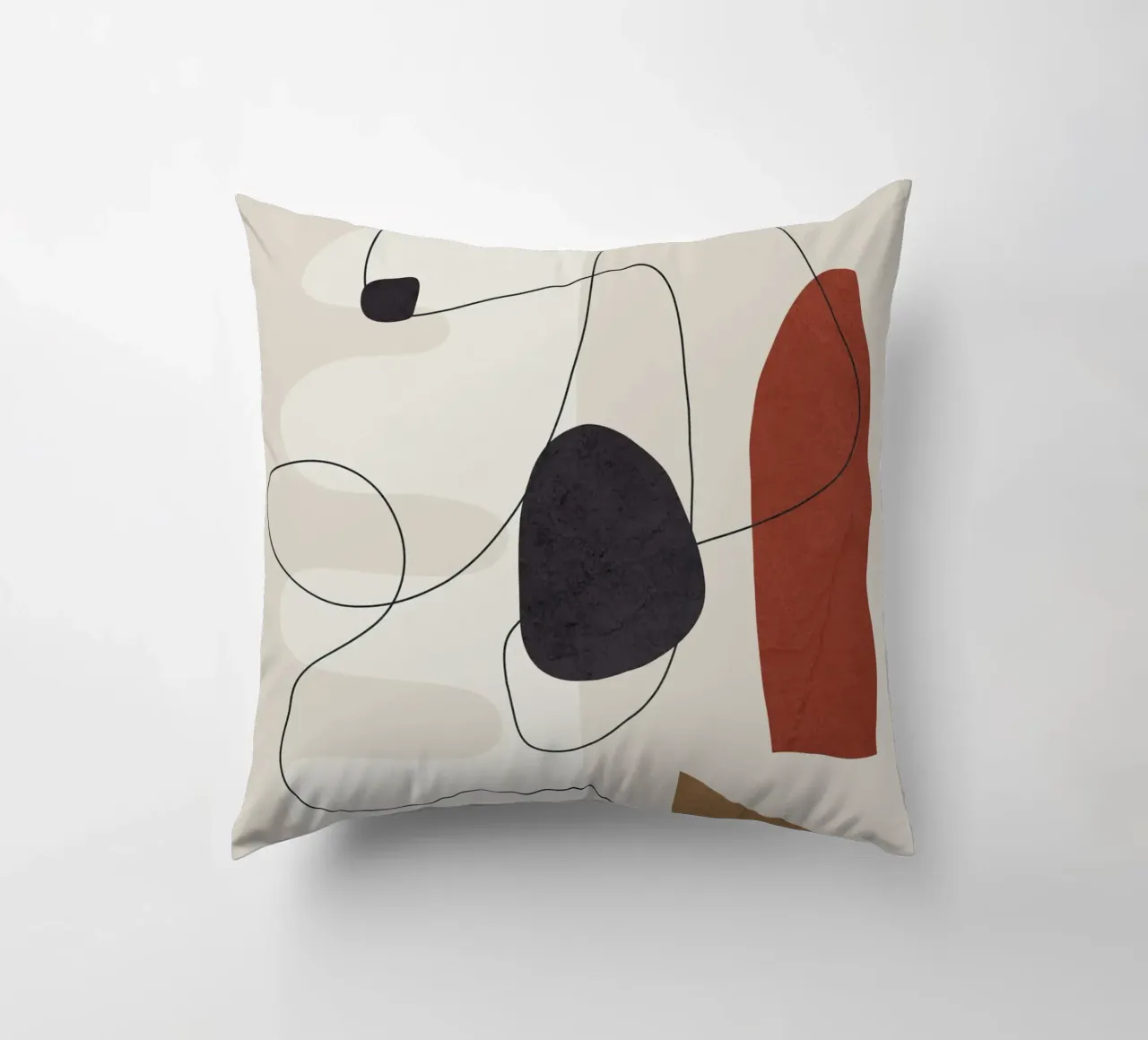 Abstract Minimal Shapes I Kissen von cityart