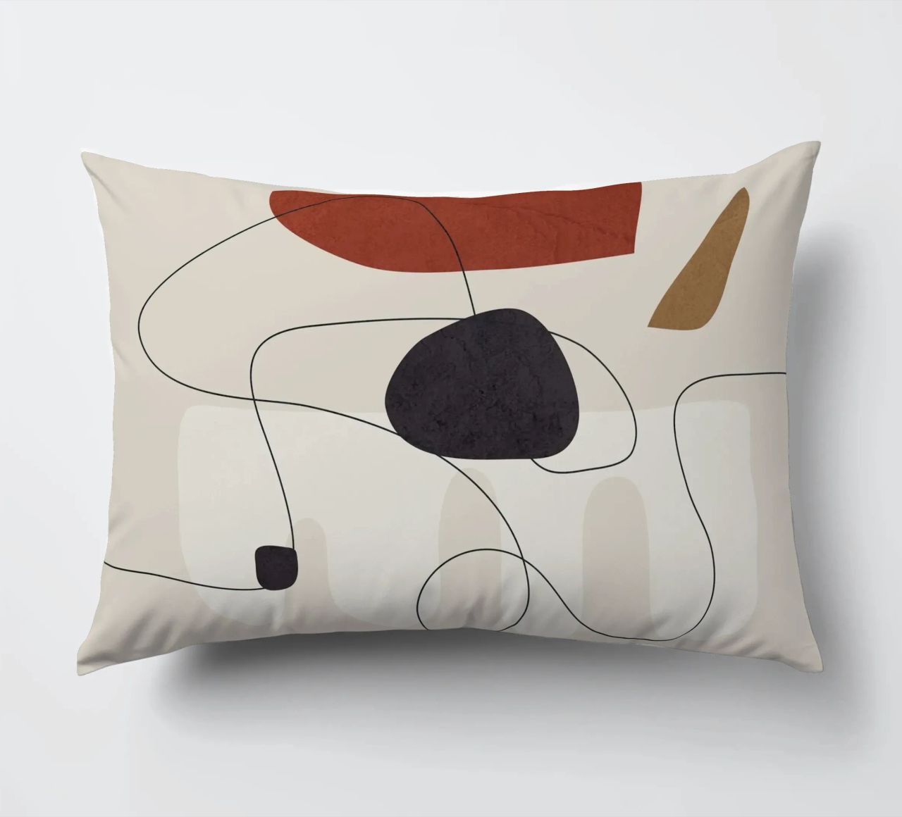 Abstract Minimal Shapes I cuscino da cityart