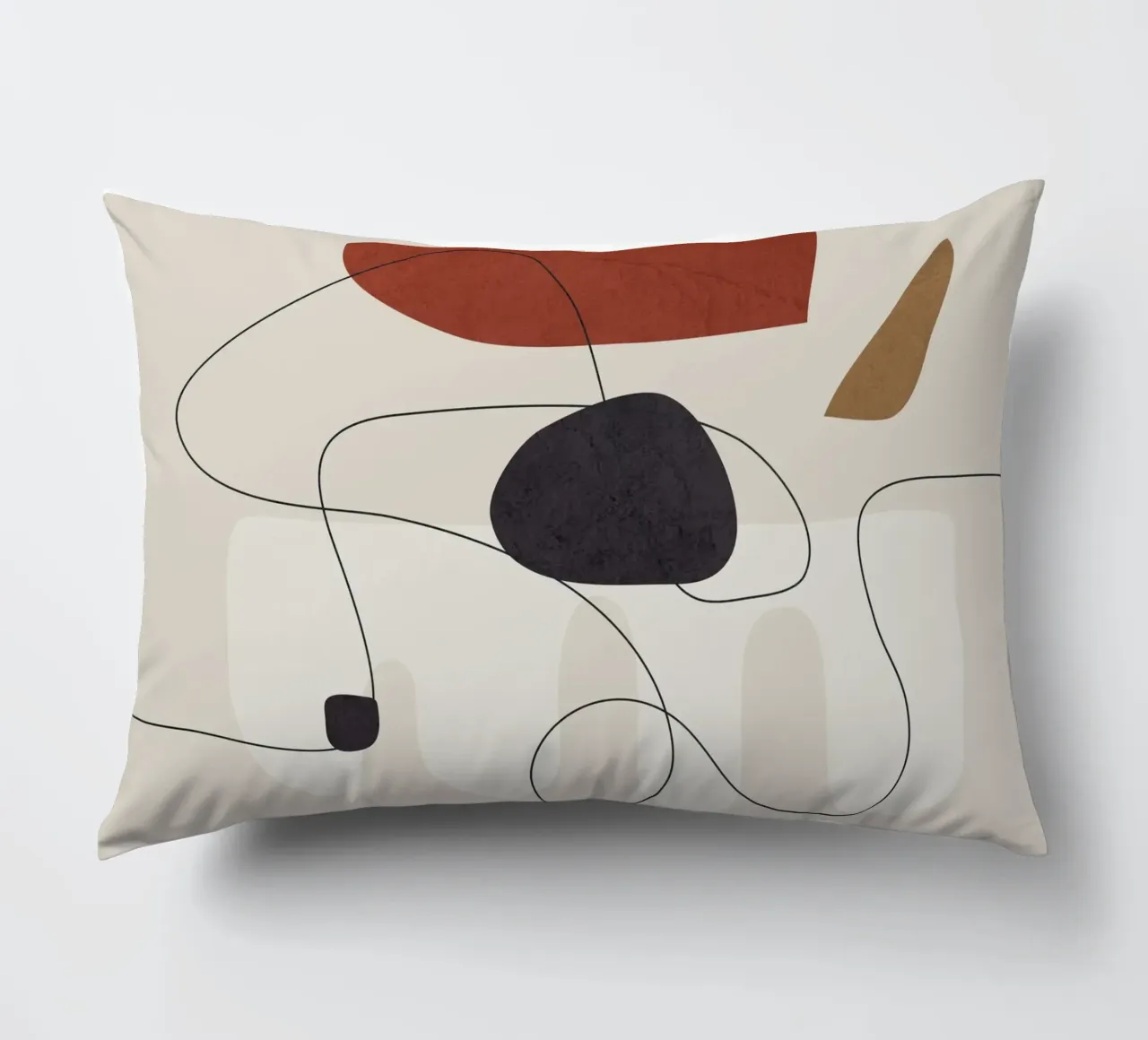 Abstract Minimal Shapes I Kissen von cityart