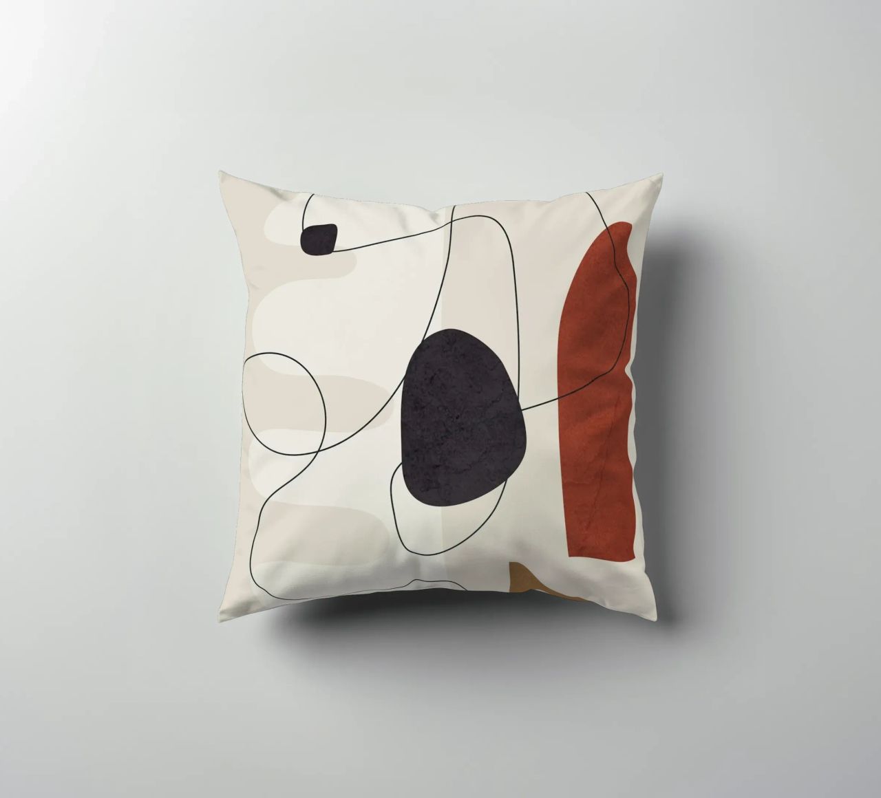 Abstract Minimal Shapes I cuscino da cityart