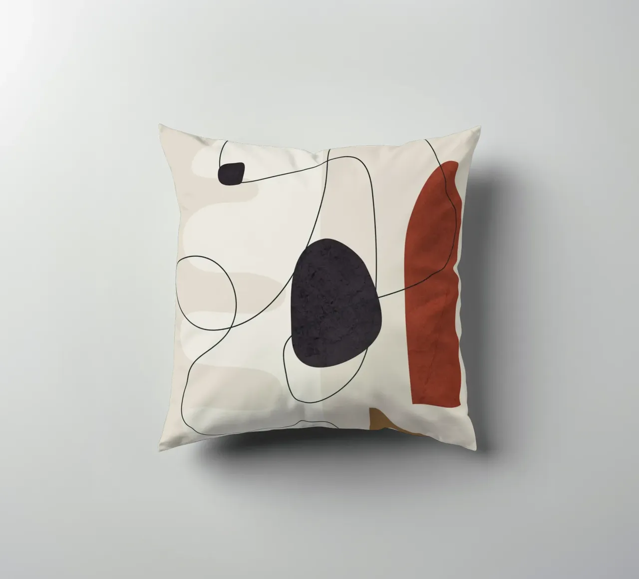 Abstract Minimal Shapes I cuscino da cityart