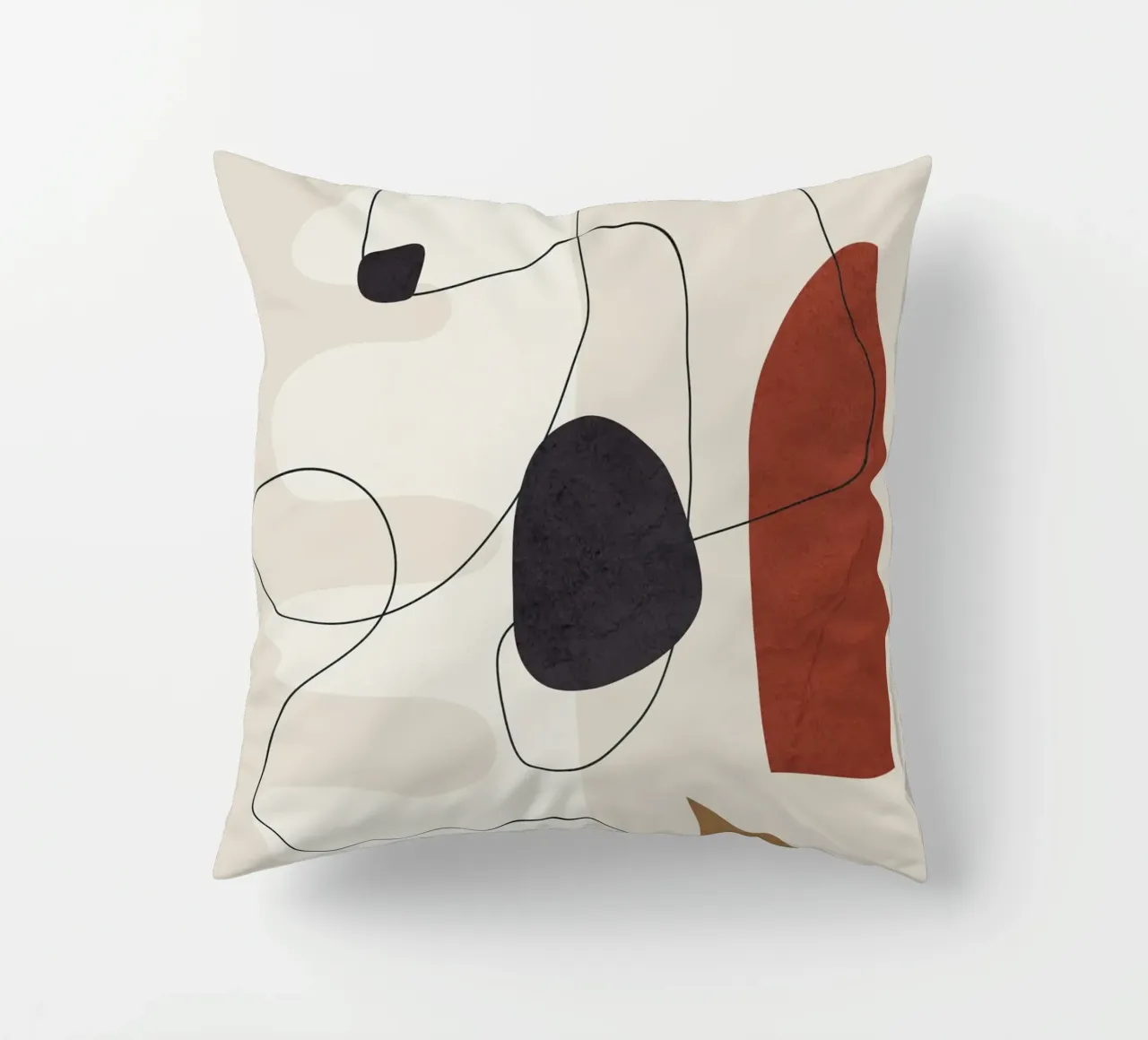 Abstract Minimal Shapes I kussen van cityart