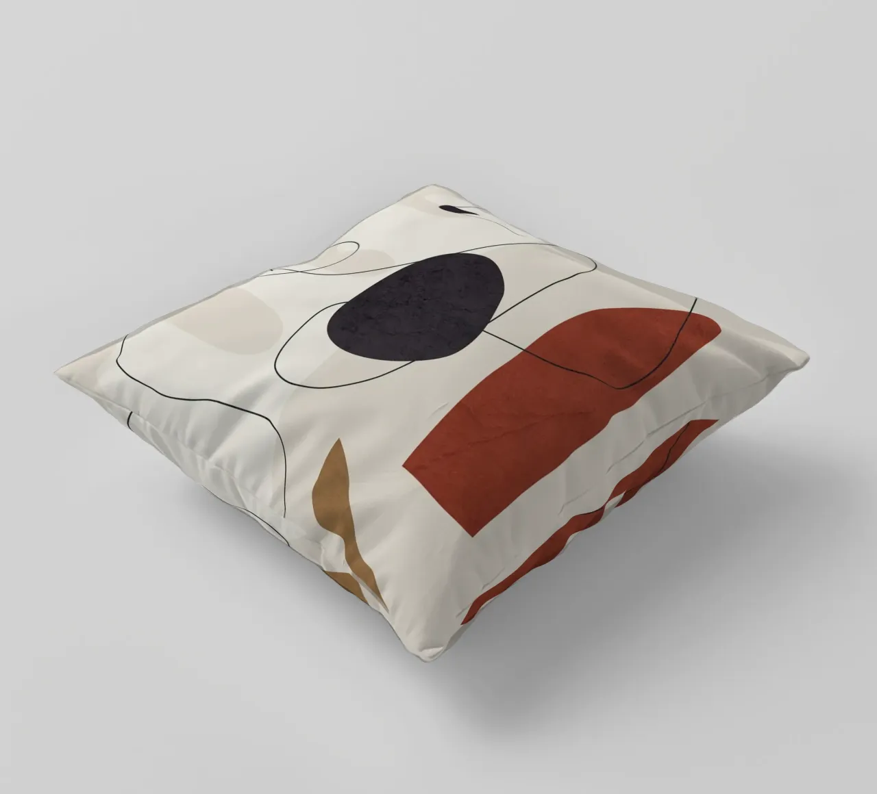 Abstract Minimal Shapes I Kissen von cityart