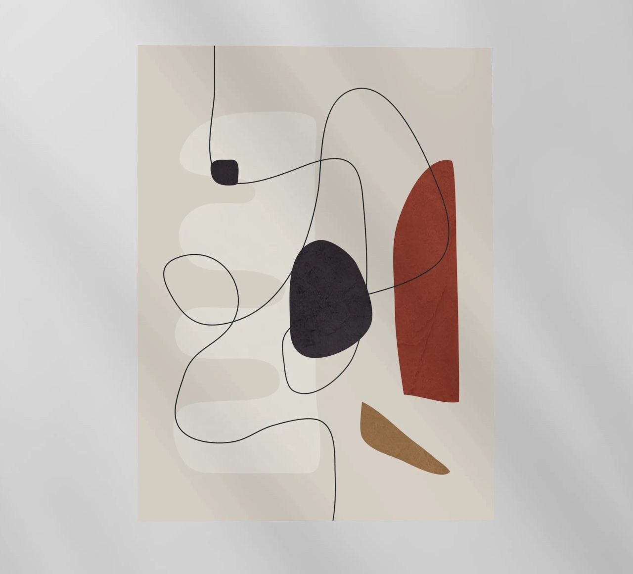 Abstract Minimal Shapes I pellicola backlit da cityart